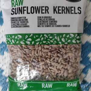graines de tournesol crues et pelées