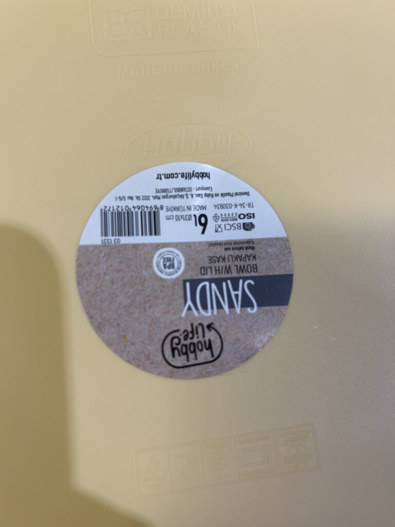 Boîte ronde 6L