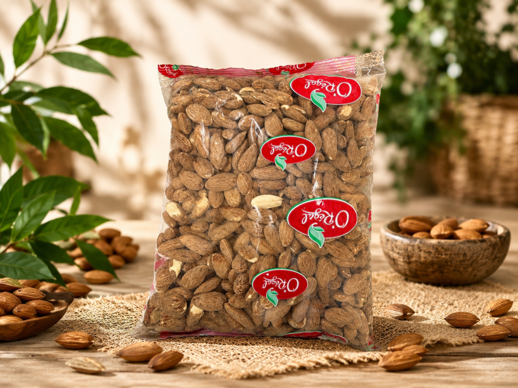 Amandes décortiquées extra grillées salées 1kg