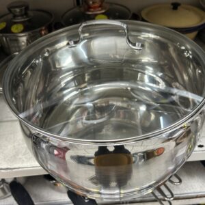Marmite inox diamants 26