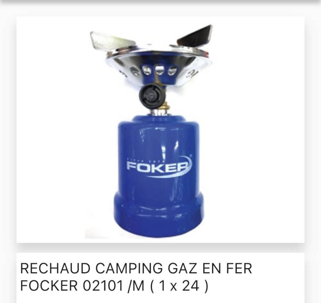 Réchaud camping gaz foker