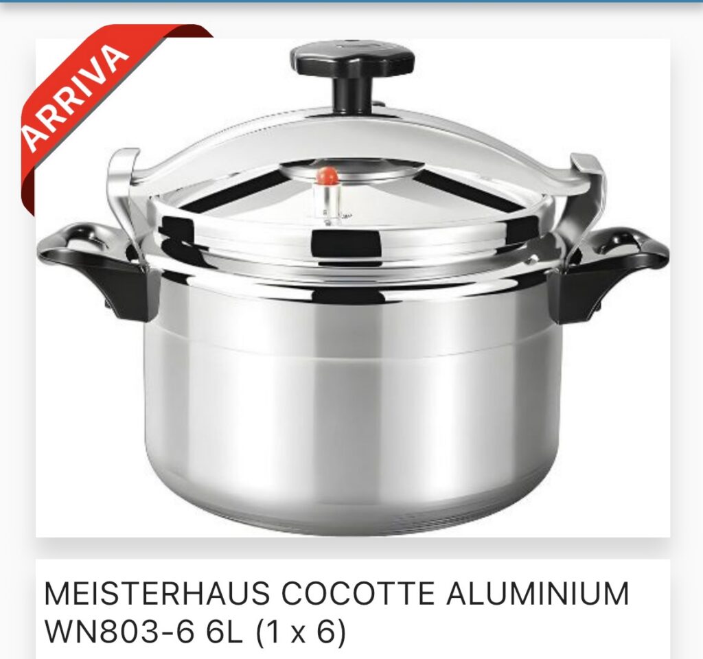 Cocotte aluminium 6L