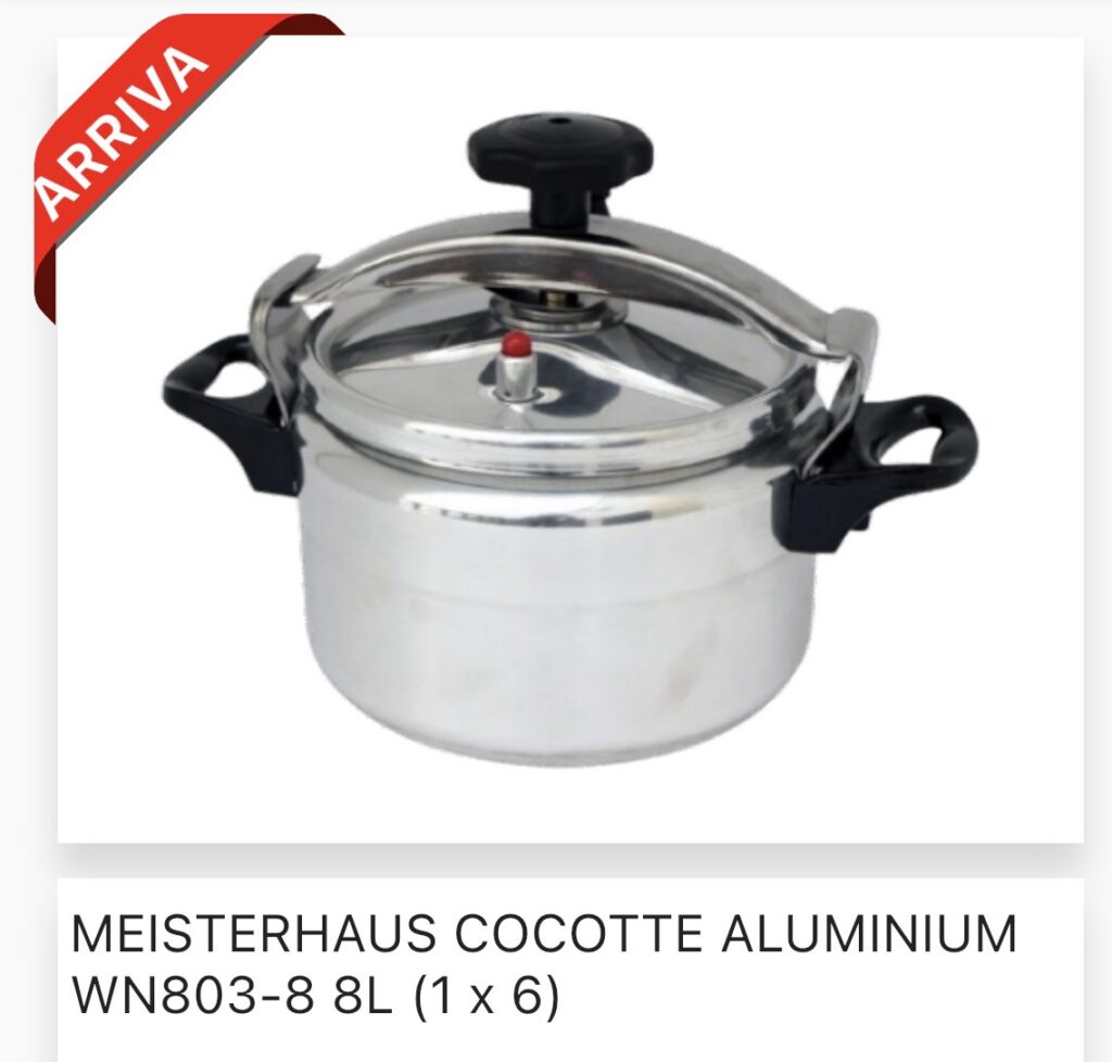 Cocotte aluminium 8L
