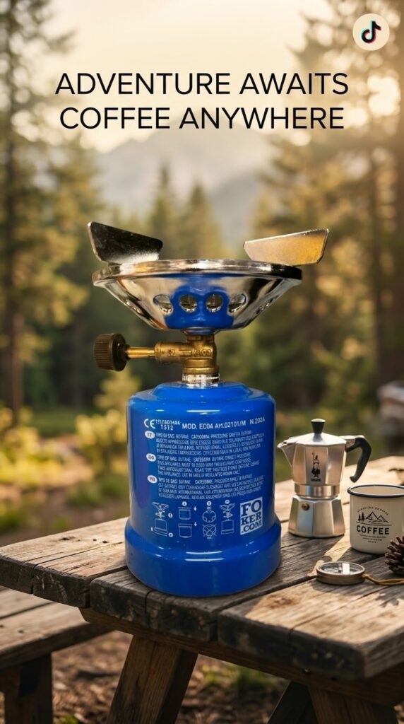 Réchaud camping gaz en fer foker